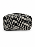 Printed Tile Pouch — Monochrome Wave