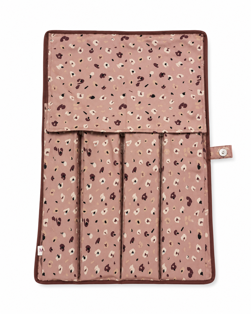 Printed Folio Rack Pouch — Blush Petal