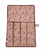 Printed Folio Rack Pouch — Blush Petal