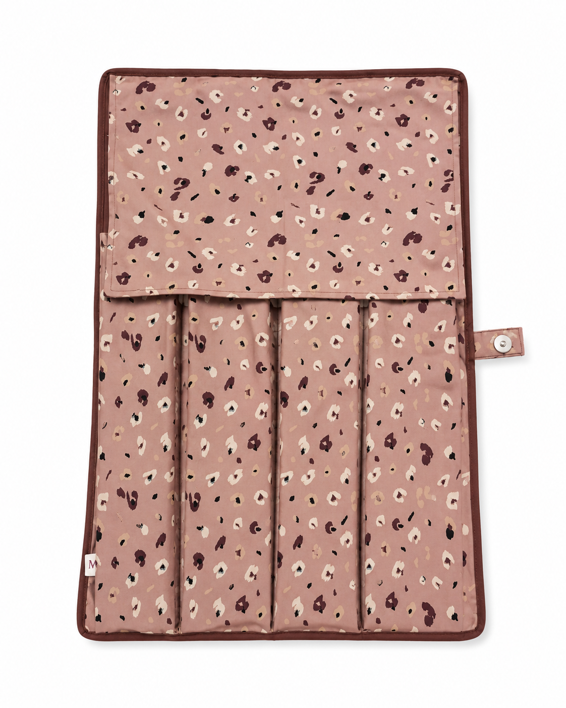 Printed Folio Rack Pouch — Blush Petal