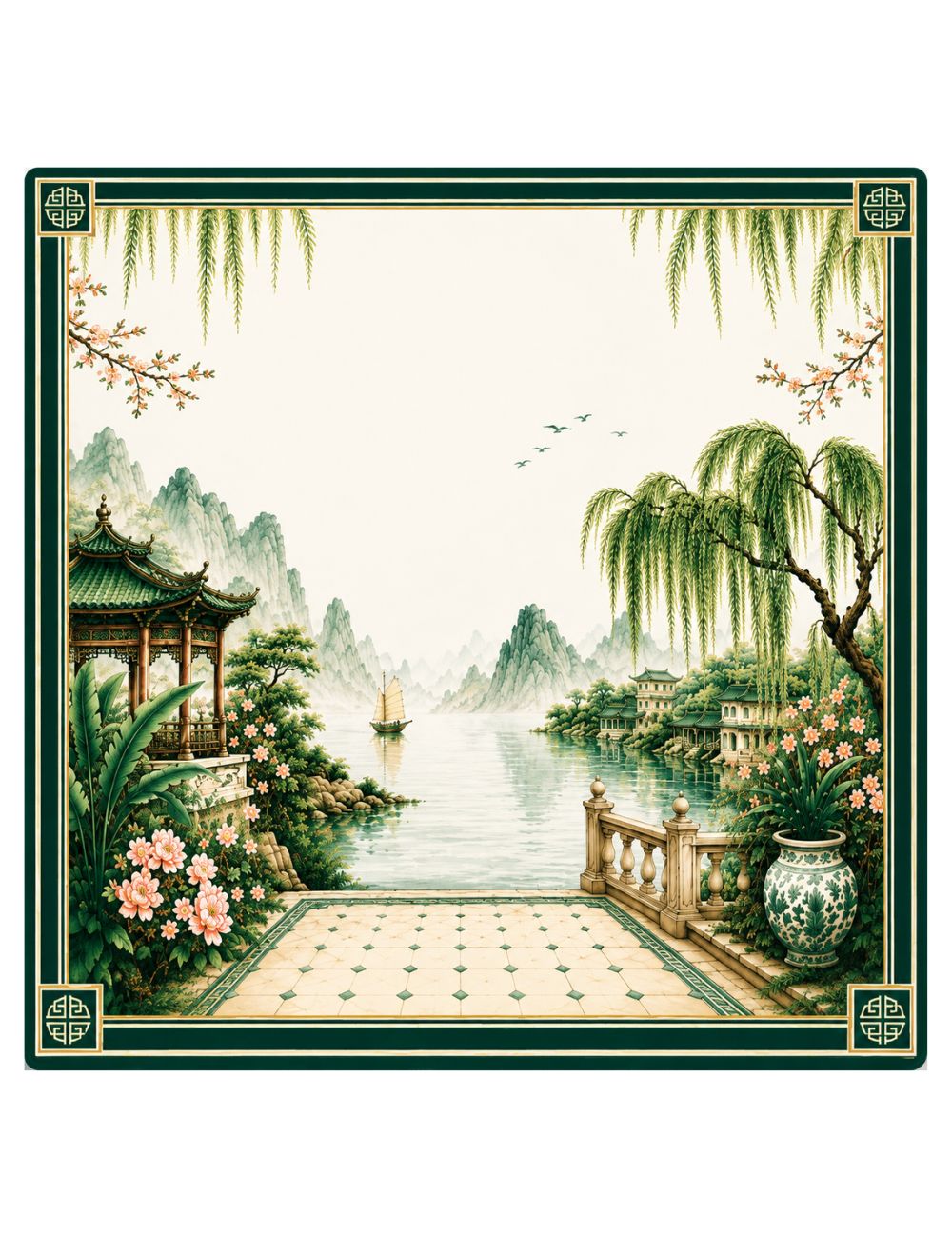 Jade Garden Mat