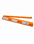 Teak Wood Rack & Pusher with Hinge — Sunset Terracotta