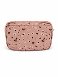 Printed Tile Pouch — Blush Petal
