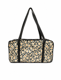 Printed Mahjong Bag — Daisy Noir