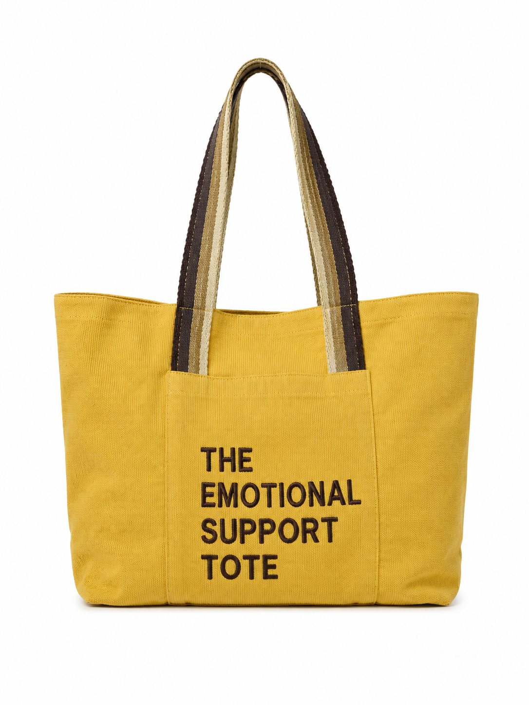 Emotional Support Mahjong Embroidered 3-Piece Mahjong Tote Bag Set