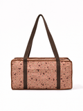 Printed Mahjong Bag — Blush Petal