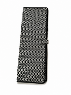 Printed Folio Rack Pouch — Monochrome Wave