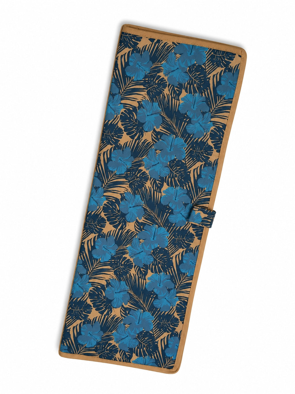 Printed Folio Rack Pouch — Indigo Bloom